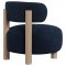 Zonie Accent Chair Set of 2 903168 in Blue Boucle by Coaster