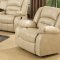 9173/9243 Reclining Sofa in Cream Bonded Leather w/Options