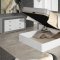 Margo Bedroom in White & Gray by ESF w/ Options