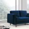 Emilly Sofa 625 in Navy Velvet Fabric by Meridian w/Options