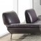 Roxi Sofa in Eggplant Full Leather by At Home USA w/Options