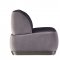 Decapree Accent Chair & Ottoman 59270 in Slate & Gray by Acme