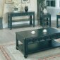 Vintage Black Transitional Coffee Table w/Optional Items