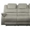 Shola Motion Sofa 9848GY-3 in Gray by Homelegance w/Options