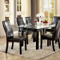 Phyllis CM3462T 5Pc Dinette Set of Dark Walnut Table & 4 Chairs