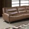 U7532C Sectional Sofa in Walnut Bonded Leather by Global