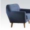 Ngaio 52655 Sofa & Loveseat Set in Blue Linen by Acme w/Options