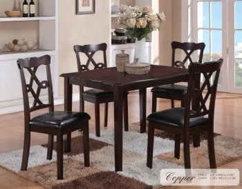 Copper 5Pc Dinette Set [ADDS-Copper]