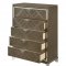 Skylar Bedroom 25320 in Dark Champagne by Acme