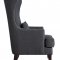 Avina Accent Chair 2Pc Set 1296F1S in Charcoal by Homelegance