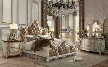 Picardy Bedroom 26900 in Antique Pearl by Acme w/Options [AMBS-26900 Picardy]