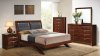 B285 Bedroom in Cherry w/B287 Bed & Optional Casegoods