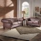 Shantoria II Sofa 52415 in Brown Polished Microfiber by Acme