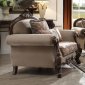 Mehadi Chair 50692 in Fabric & Walnut by Acme w/Options