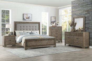 Caruth Bedroom 1605 in Gray by Homelegance w/Options [HEBS-1605-Caruth]