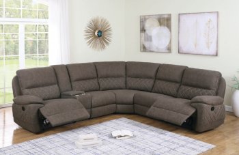 Variel Reclining Sectional Sofa 608980 in Taupe by Coaster [CRSS-608980-Variel]