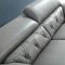 Perry Sofa Set 3Pc in Grey Half Leather by VIG