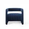 Range Accent Chair in Midnight Blue Velvet by Modway