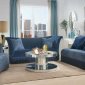 Kaffir Sofa 53270 Sofa in Dark Blue Fabric by Acme w/Options