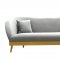 Chloe Sofa TOV-L6146 in Grey Velvet Fabric by TOV Furniture