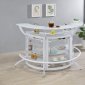 Dallas Home Bar 3Pc Set 182136 in White by Coaster