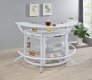 Dallas Home Bar 3Pc Set 182136 in White by Coaster