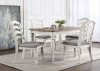 Florian Dining Room 5Pc Set DN01658 Oak & Antique White by Acme