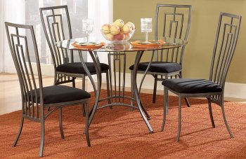 2415-42 Flight Dining Table by Homelegance - Dark Grey w/Options [HEDS-2415-42 Flight]