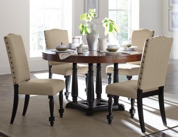 Blossomwood 5404-54 Dining Table by Homelegance w/Options [HEDS-5404-54 S Blossomwood]