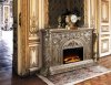 Danae Fireplace AC01618 in Antique Silver & Gold by Acme