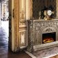 Danae Fireplace AC01618 in Antique Silver & Gold by Acme