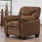 U1058KD Sofa & Loveseat Set in Tobacco Fabric by Global