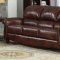 Leather Italia Brown Seville Sofa & Loveseat Set w/Options