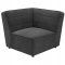 Sunny Sectional Sofa 6Pc 552081 Charcoal Fabic Coaster w/Options