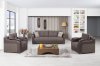 Divan Deluxe Sofa Bed in Brown Fabric by Casamode w/Options