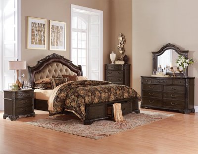 Londrina Bedroom 1917 in Deep Cherry by Homelegance w/Options