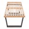 Inwood Bench NB48NW in Natural Wood by LeisureMod w/Options