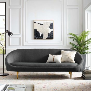 Sublime Sofa in Gray Fabric by Modway [MWS-3350 Sublime Gray]