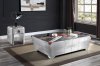 Brancaster Coffee Table LV01812 in Aluminum by Acme w/Options