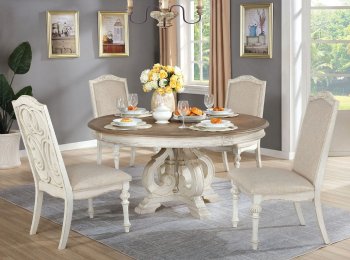 Arcadia Dinette Table CM3150WH-RT in Antique White w/Options [FADS-CM3150WH-RT-Arcadia]