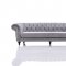 Alexandrina Sofa Set 3Pc in Grey Fabric by VIG