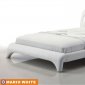 White Mario Modern Bedroom w/Optional Casegoods