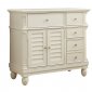 Lourdes 4688WHT Cabinet in White by Homelegance