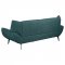 Acton Sofa 511161 in Teal Fabric by Coaster w/Options