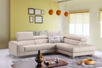 A990 Sectional Sofa in Premium Leather by J&M [JMSS-A990]