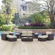 Convene Outdoor Patio Sofa Set 8Pc 2159 Choice of Color - Modway