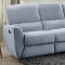 Dowling Recliner Sofa 8257GRY in Gray by Homelegance w/Options