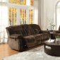 Laurelton Motion Sofa 9636 in Chocolate by Homelegance w/Options