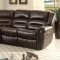 Palmyra Motion Sectional Sofa 8411-CR by Homelegance w/Console