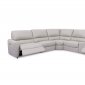 Sloan Power Motion Sectional Sofa Taupe Leather Beverly Hills